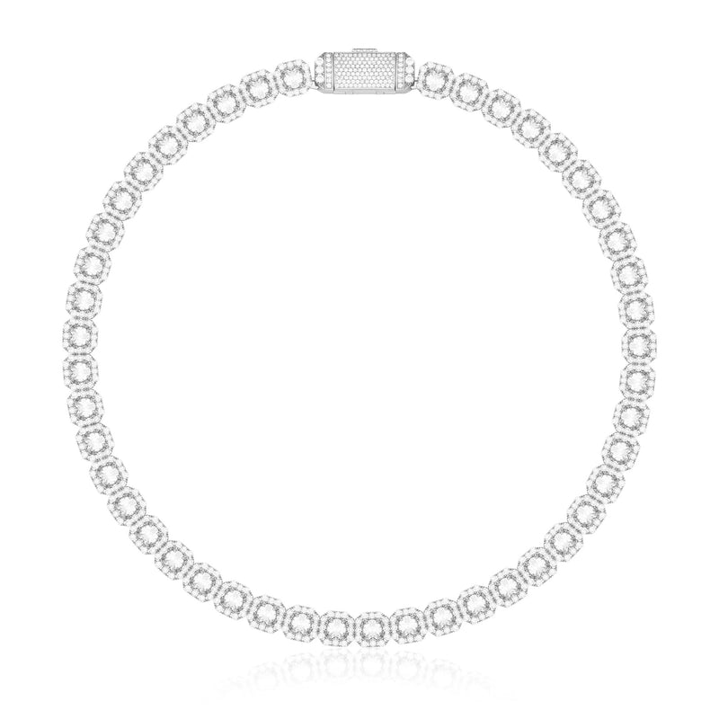 MONACO ICE NECKLACE - SILVER