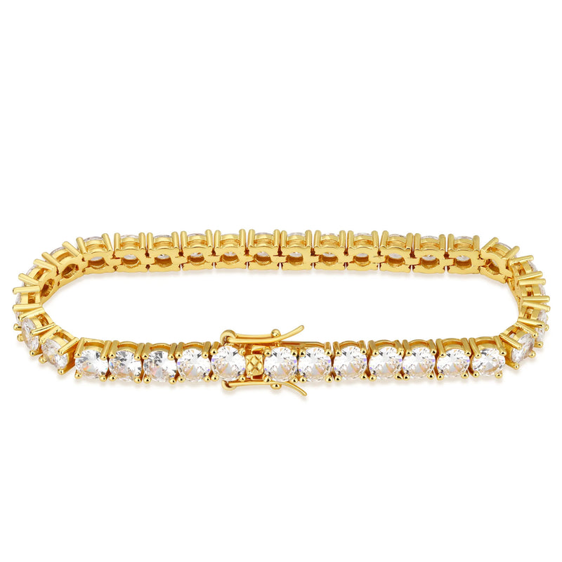 TENNIS BRACELET LUXURY - GOLD (5MM)