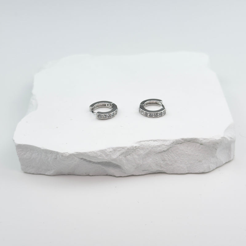 EARRINGS MONTE CARLO - SILVER