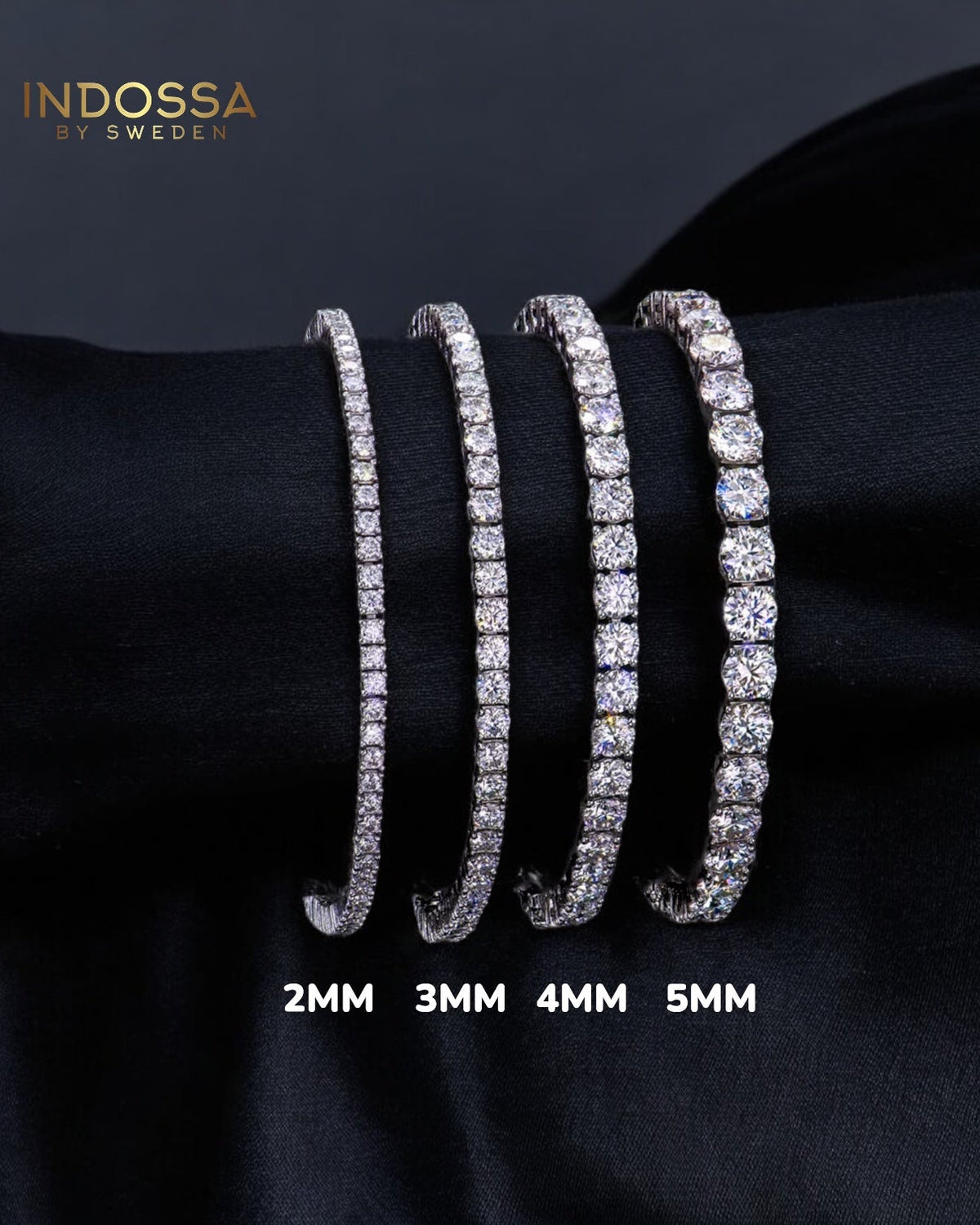 TENNIS BRACELET LUXURY - SILVER (4MM)