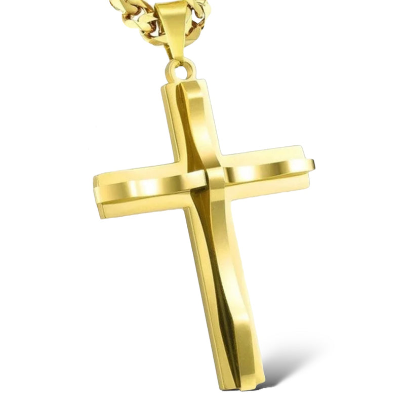 PENDANT CROSS - GOLD