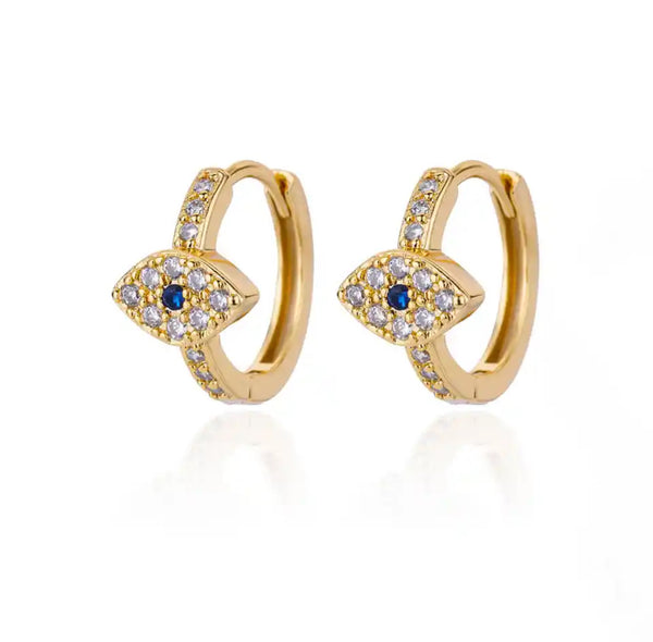 EARRINGS NAZAR - GOLD