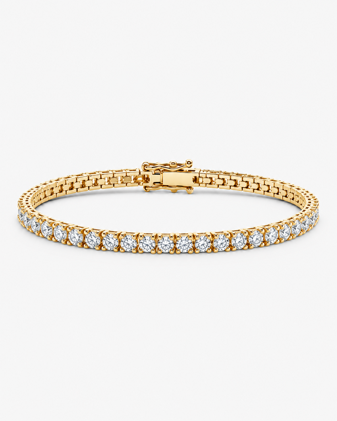TENNIS BRACELET LUXURY - GOLD (3MM)