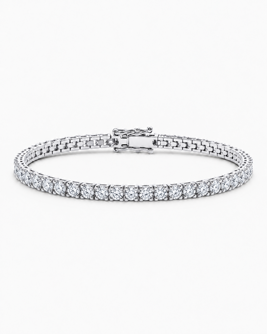 TENNIS BRACELET LUXURY - SILVER (3MM)