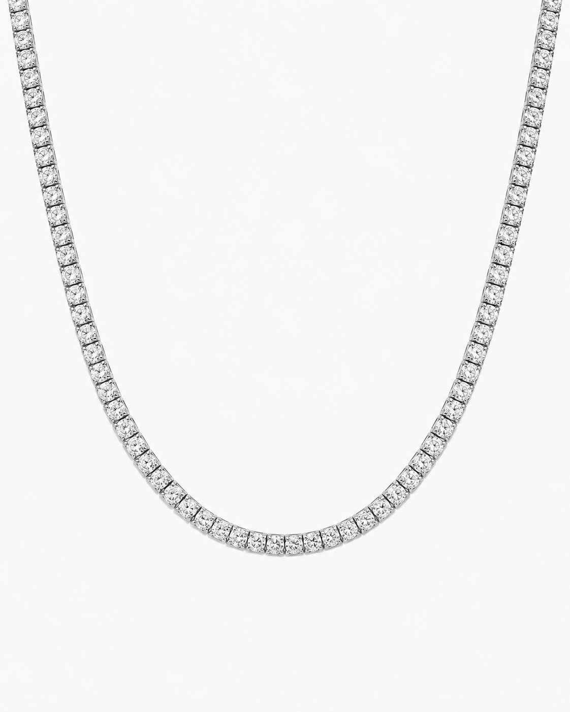 TENNIS NECKLACE LUXURY - SILVER (3MM)