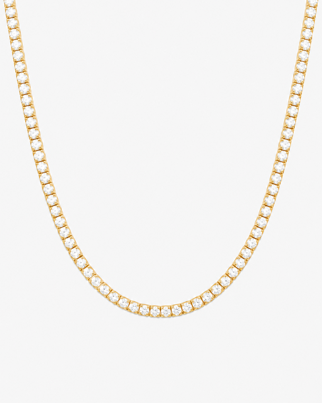 TENNIS NECKLACE LUXURY - GOLD (3MM)