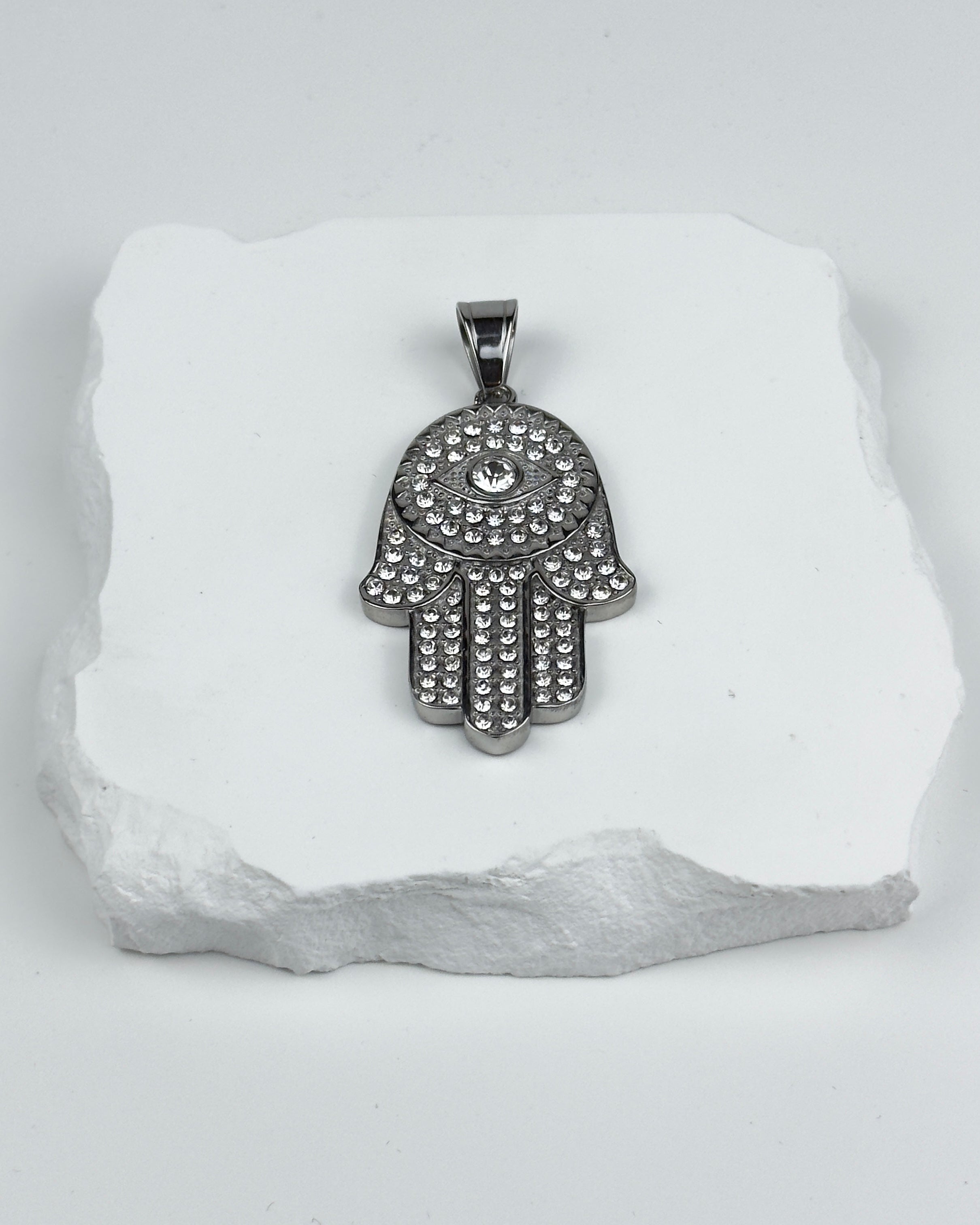 PENDANT HAND OF FATIMA V2 - SILVER