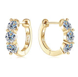 EARRINGS LUSSO MOISSANITE S925 - GOLD