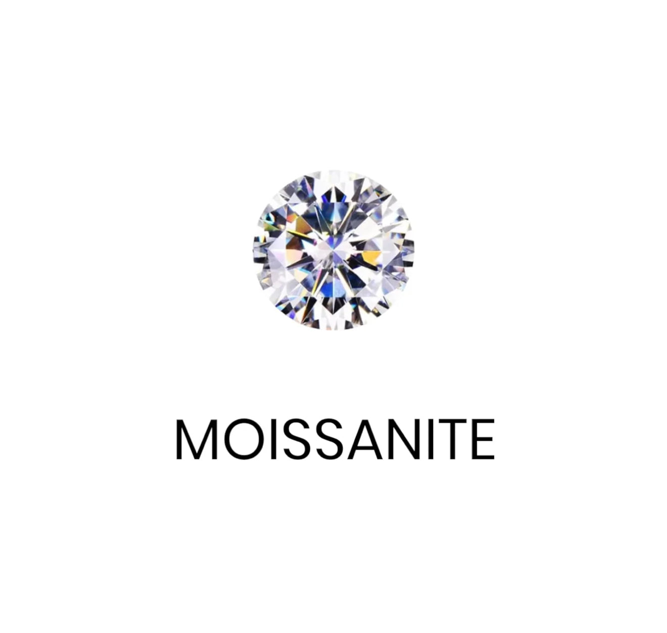 DROP DIAMANT HALSKJEDE MOISSANITE S925 - GULL