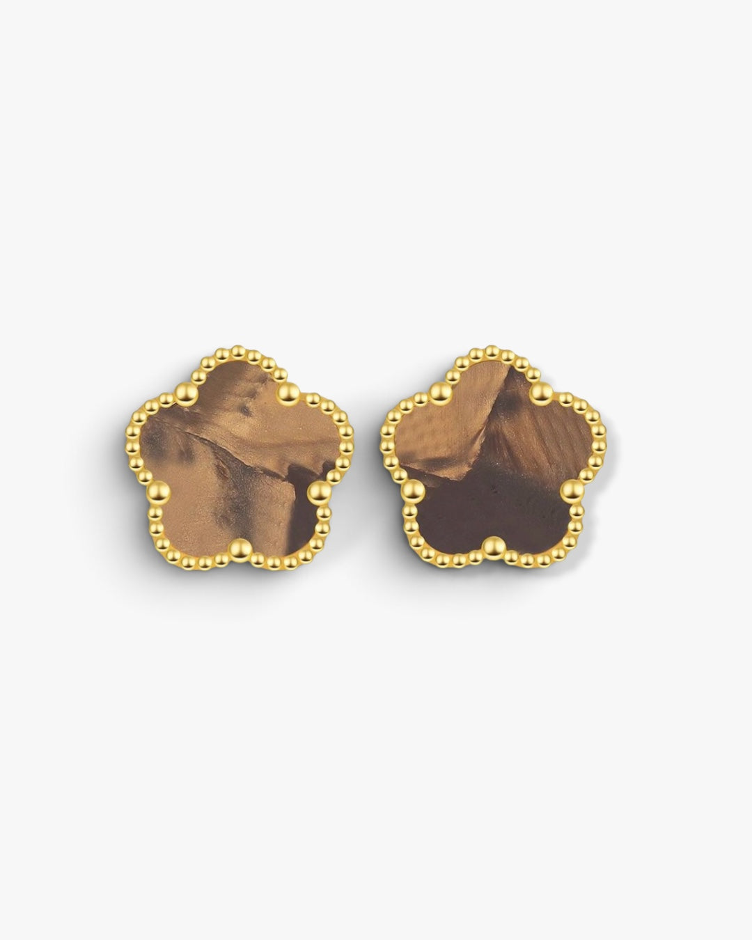 EARRINGS FIORI - MOCHA
