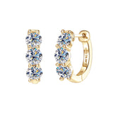 EARRINGS LUSSO MOISSANITE S925 - GOLD