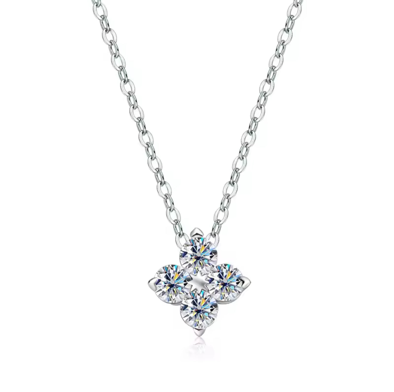 PALMARIA NECKLACE MOISSANITE S925 - SILVER