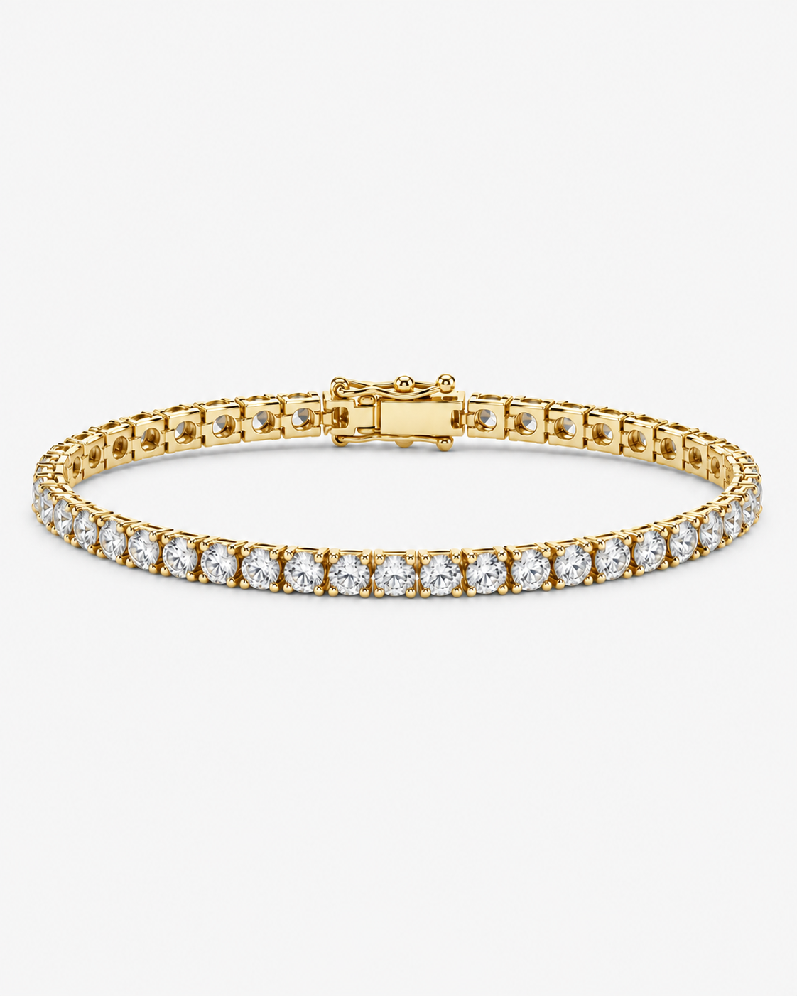 TENNIS BRACELET LUXURY - GOLD (4MM)