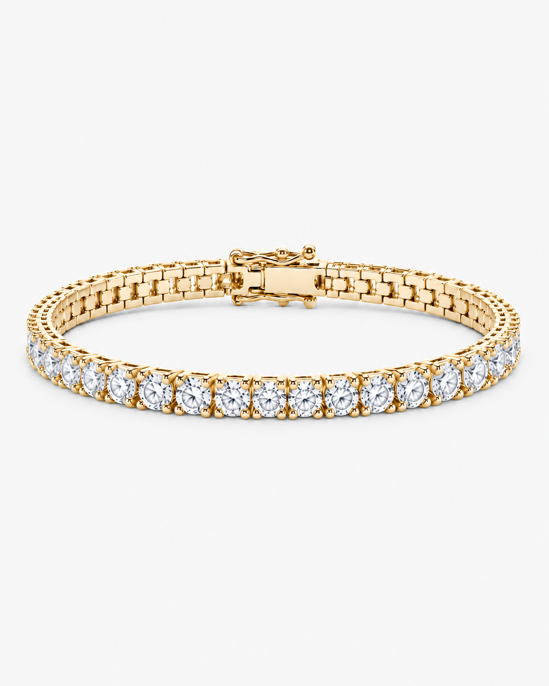 TENNIS BRACELET LUXURY - GOLD (5MM)