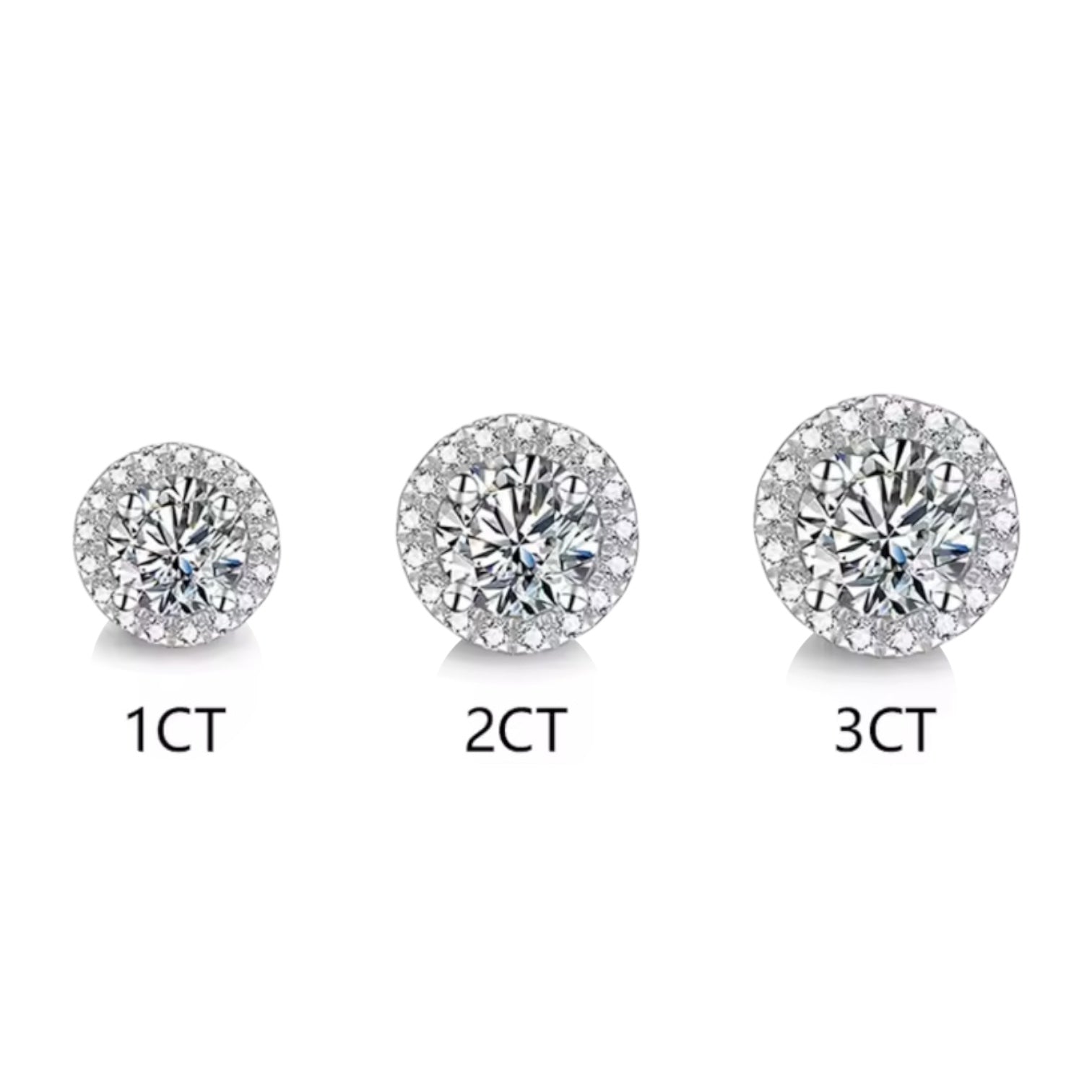EARRINGS LUCE MOISSANITE S925 - SILVER