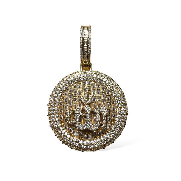 DIAMOND ALLAH PENDANT - GOLD