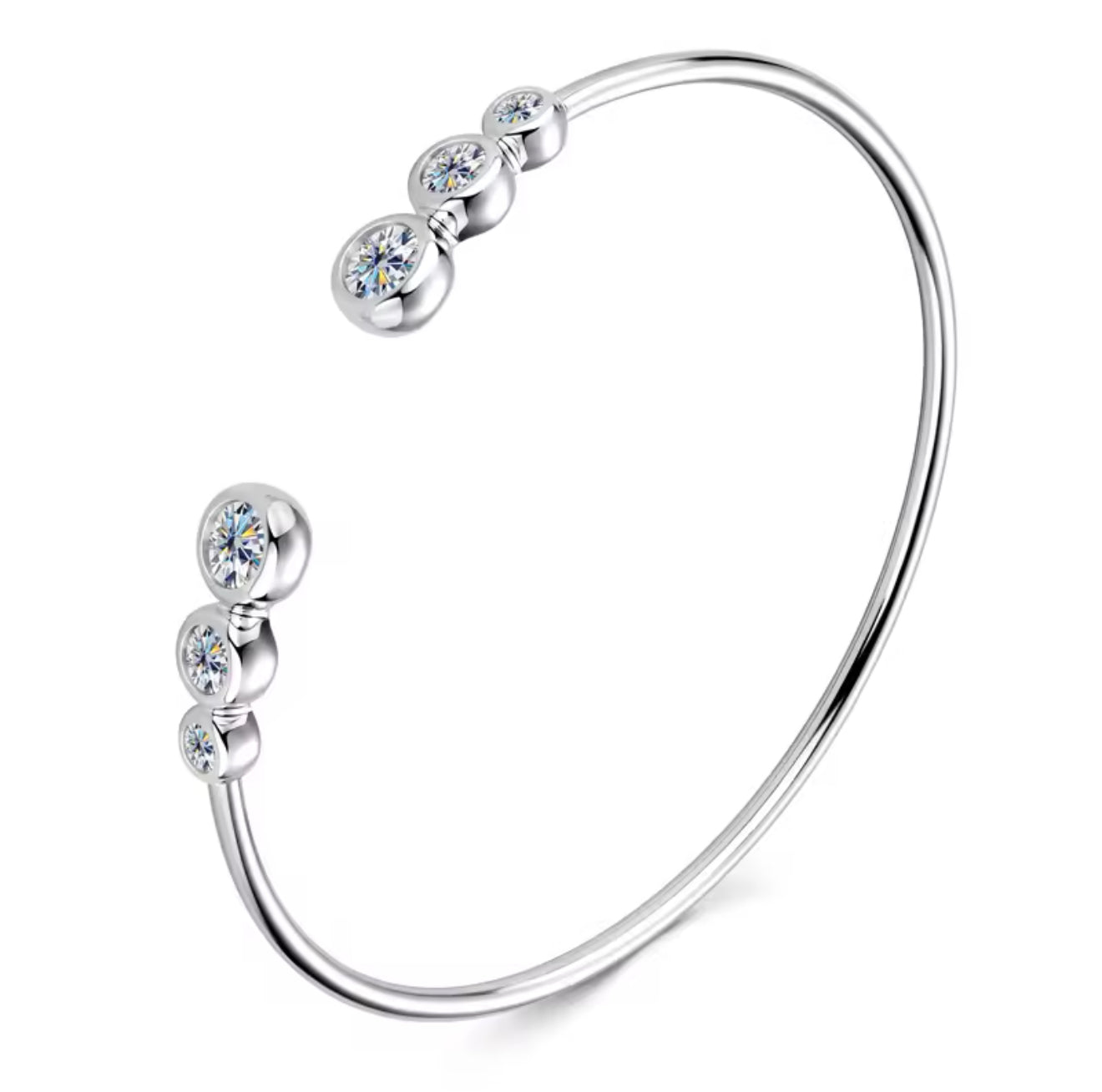 DIAMANT ARMBÅND MOISSANITE S925 - SØLV