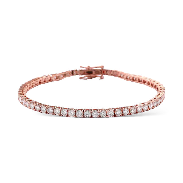 TENNIS BRACELET MOISSANITE S925 - ROSE GOLD