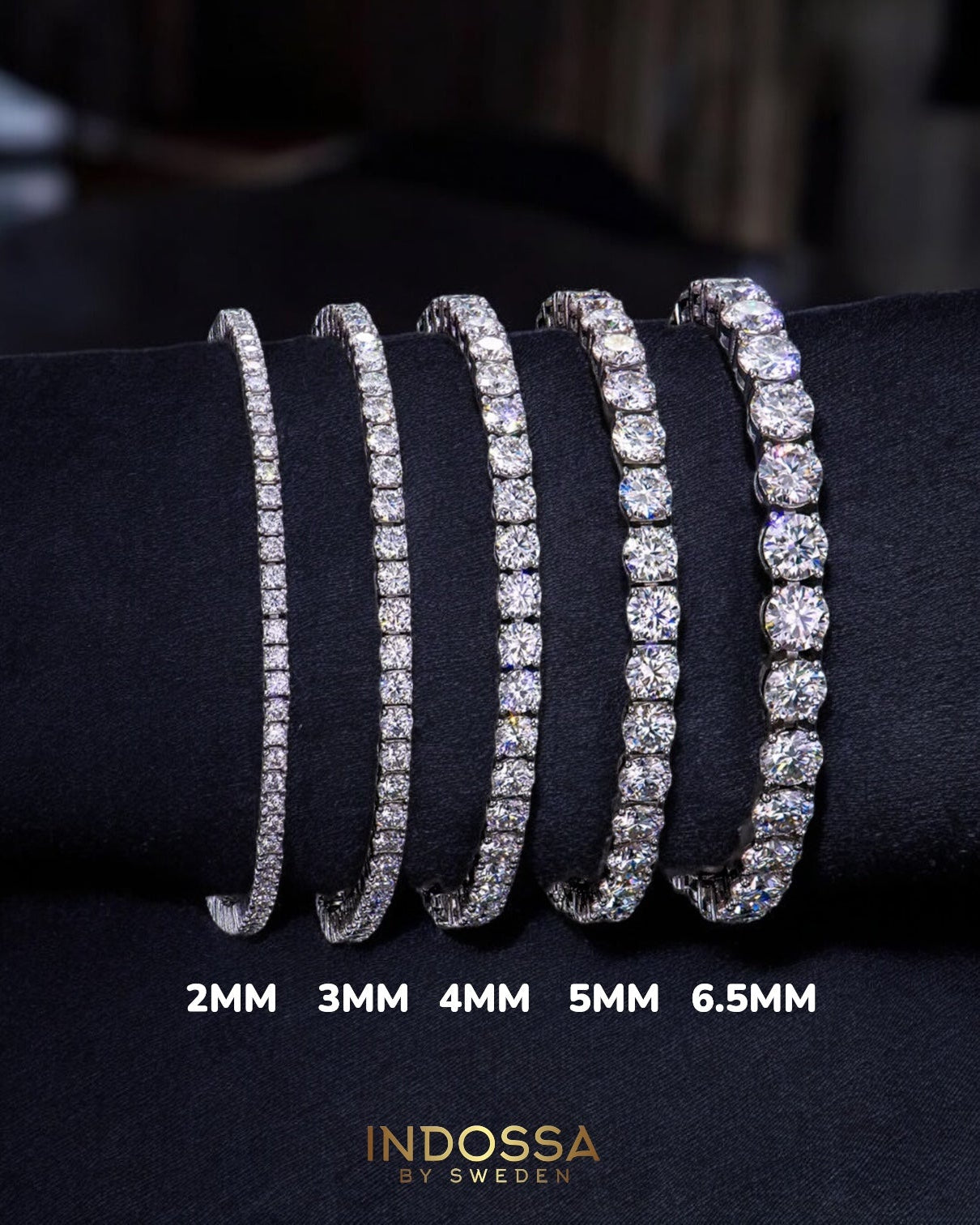 TENNIS BRACELET MOISSANITE S925 - SILVER (Made to Order)