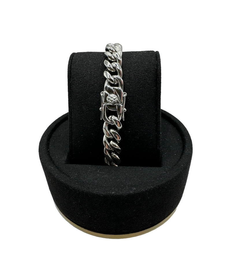 CUBAN BRACELET LUXURY - SILVER (10MM)