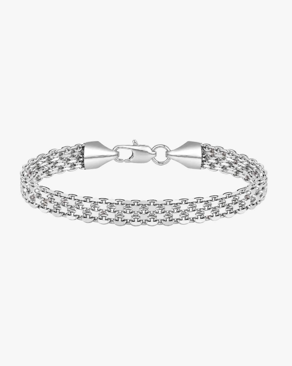X LINK BRACELET - SILVER