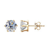 EARRINGS DIAMOND MOISSANITE S925 - GOLD