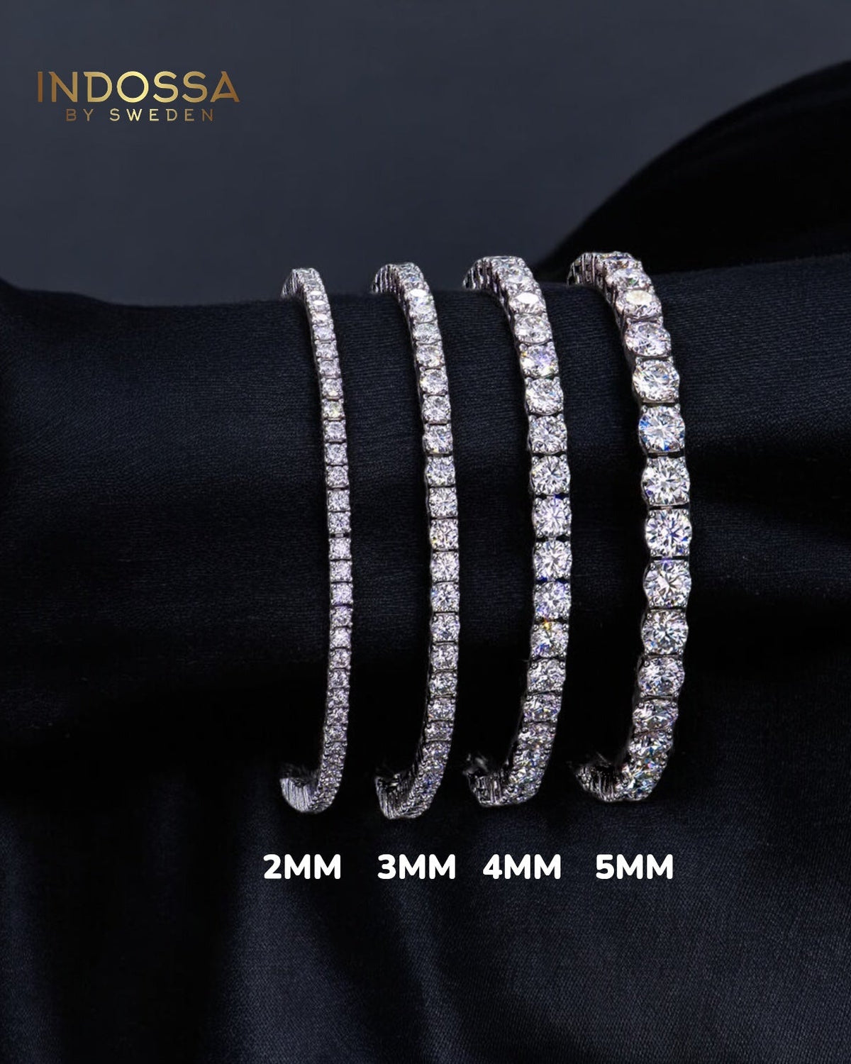 TENNIS BRACELET LUXURY - SILVER (2MM)