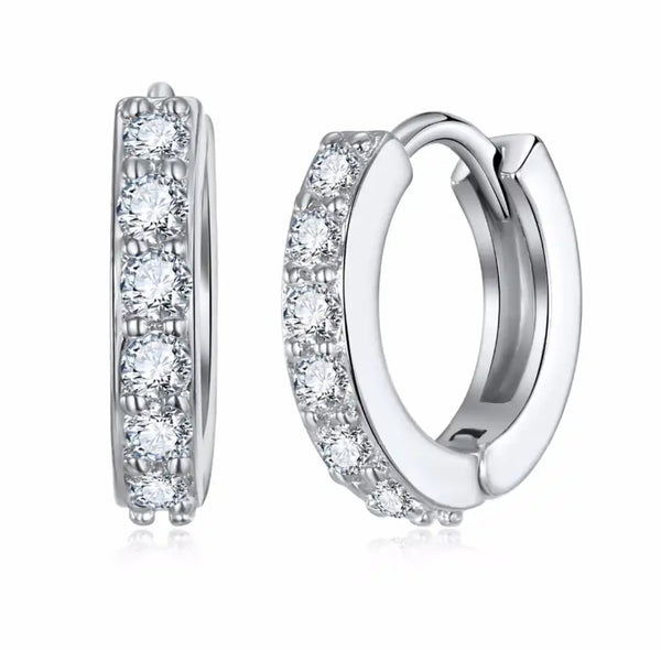 EARRINGS MONTE CARLO - SILVER