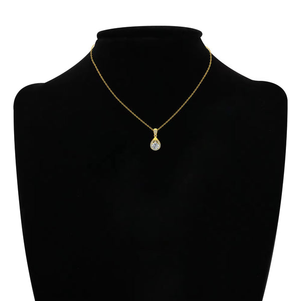 DROP DIAMOND NECKLACE MOISSANITE S925 - GOLD