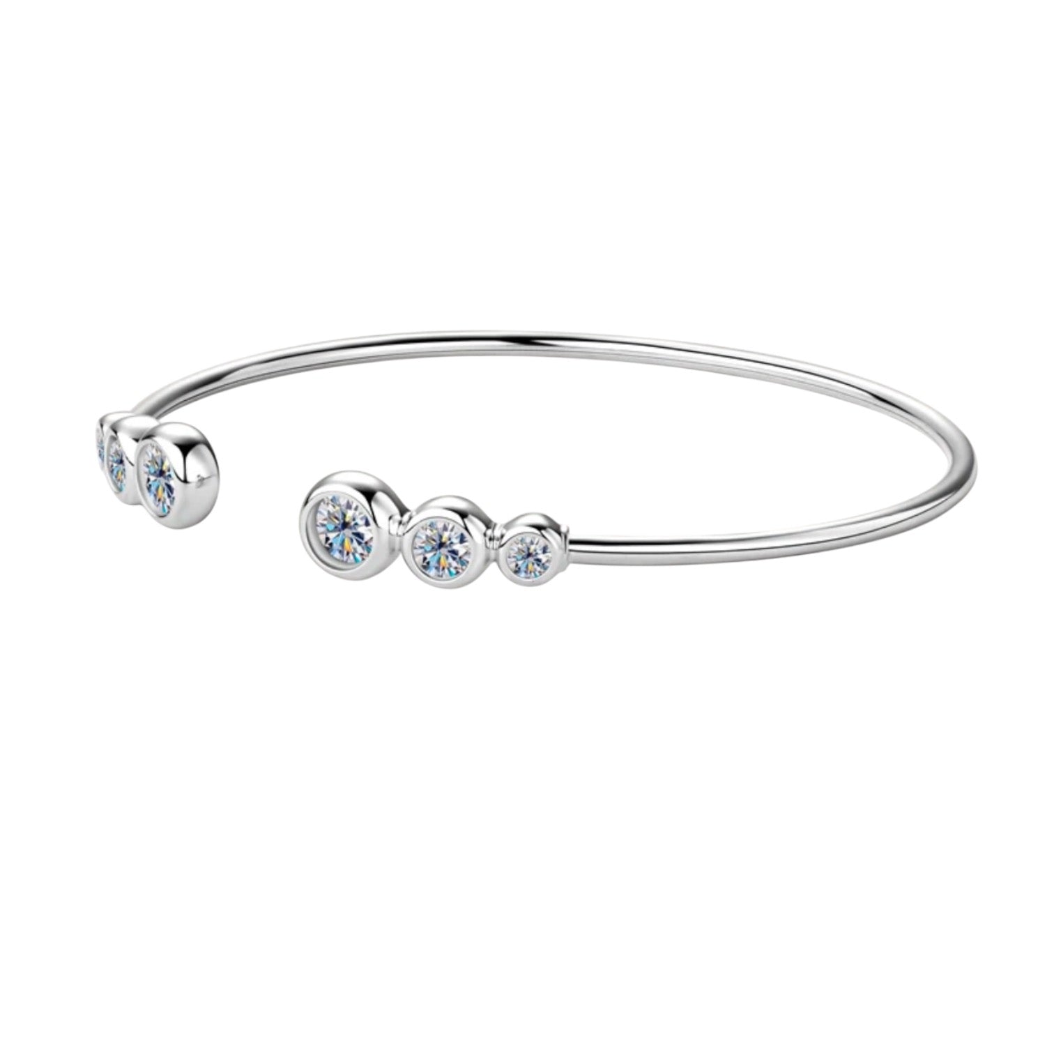 DIAMANT ARMBÅND MOISSANITE S925 - SØLV