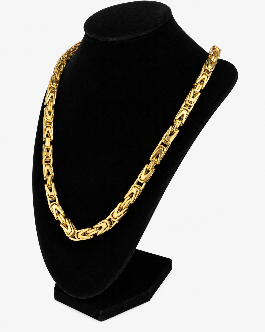BYZANTINE K1 NECKLACE - GOLD (8MM)