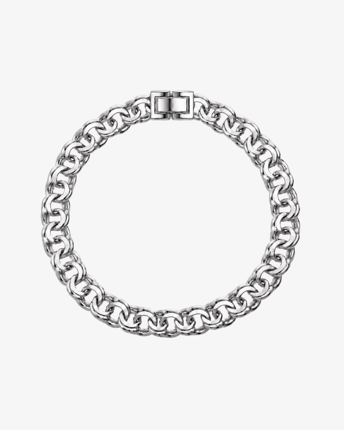 BISMARCK LYX ARMBAND - SILVER (8MM)