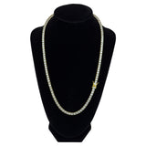 TENNIS NECKLACE LUXURY - GOLD (4MM)