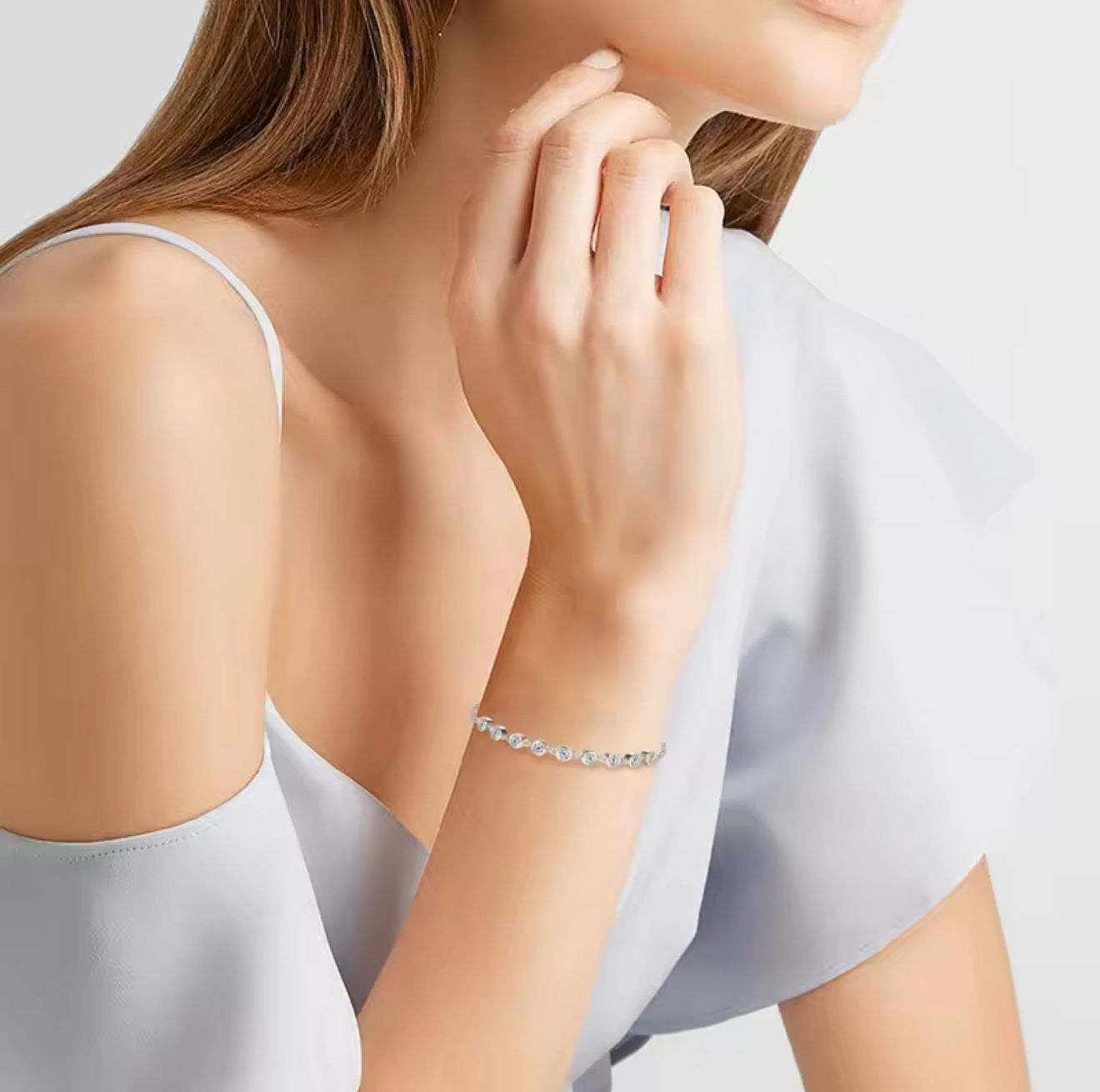 NOVE DIAMANT ARMBÅND MOISSANITE S925 - SØLV