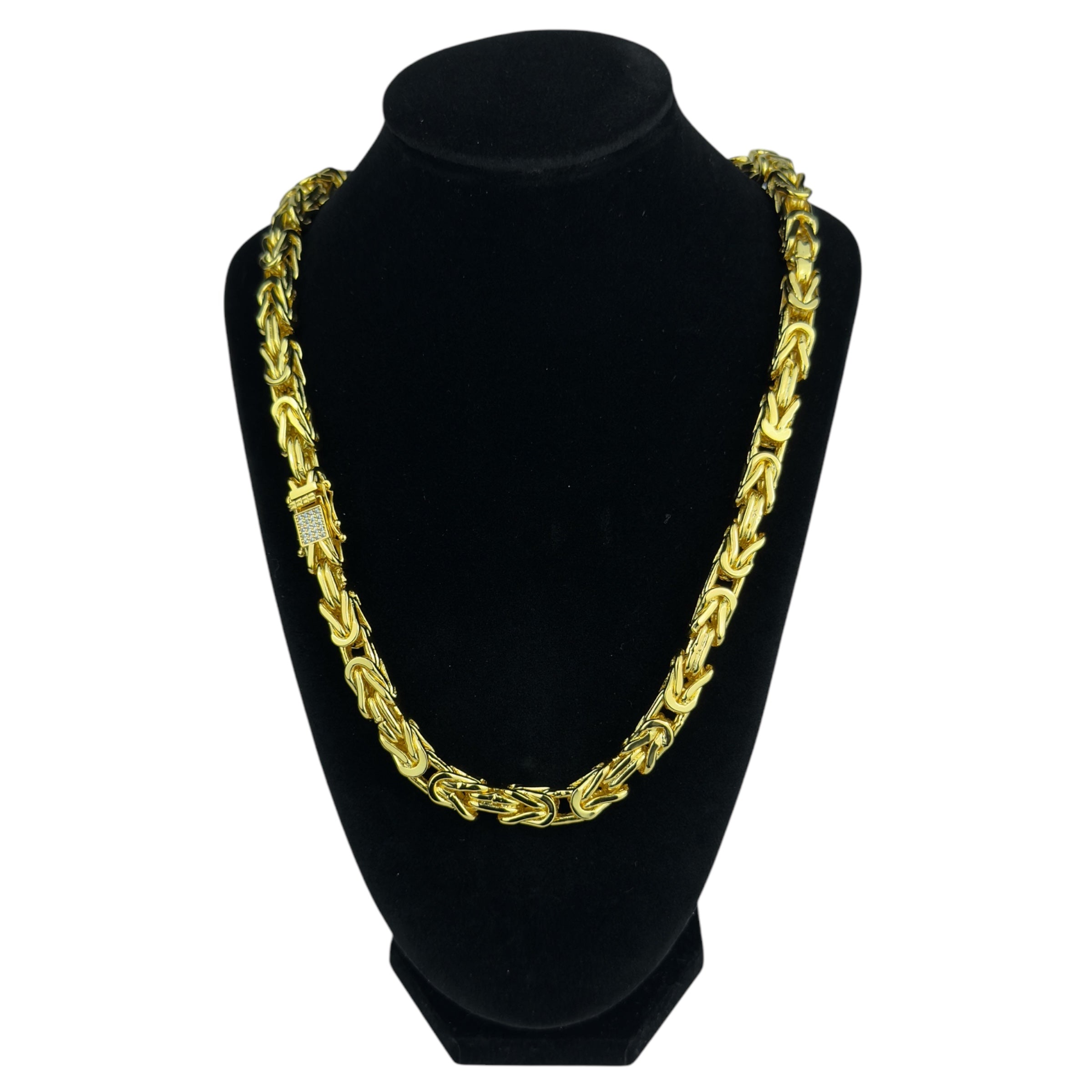 BYZANTINE NECKLACE LUXURY - GOLD (8MM)