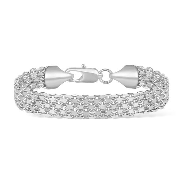 X LINK BRACELET - SILVER