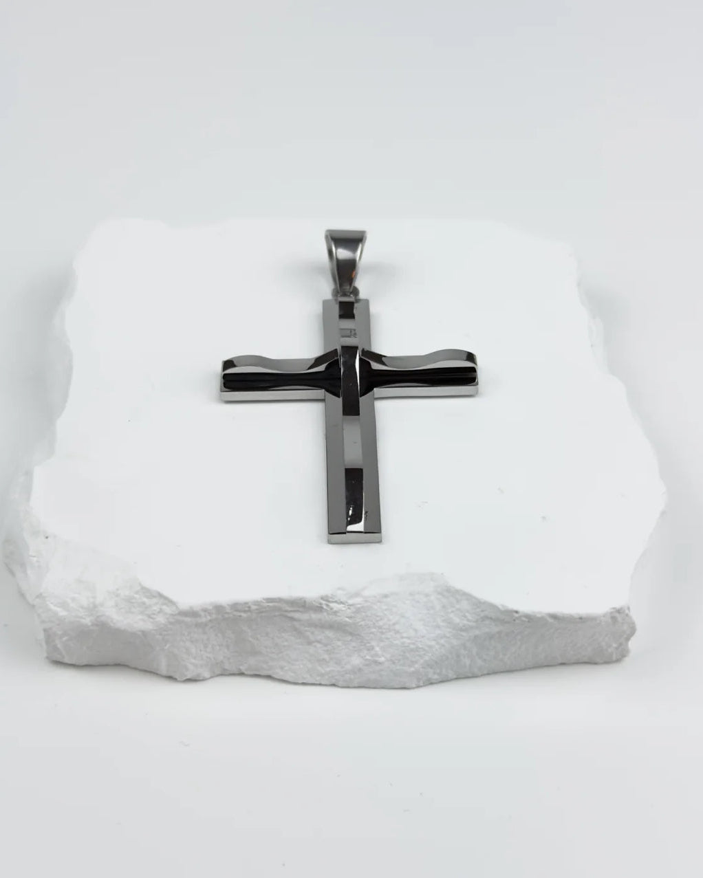 BYZANTINE K2 WITH CROSS - SILVER (6MM)