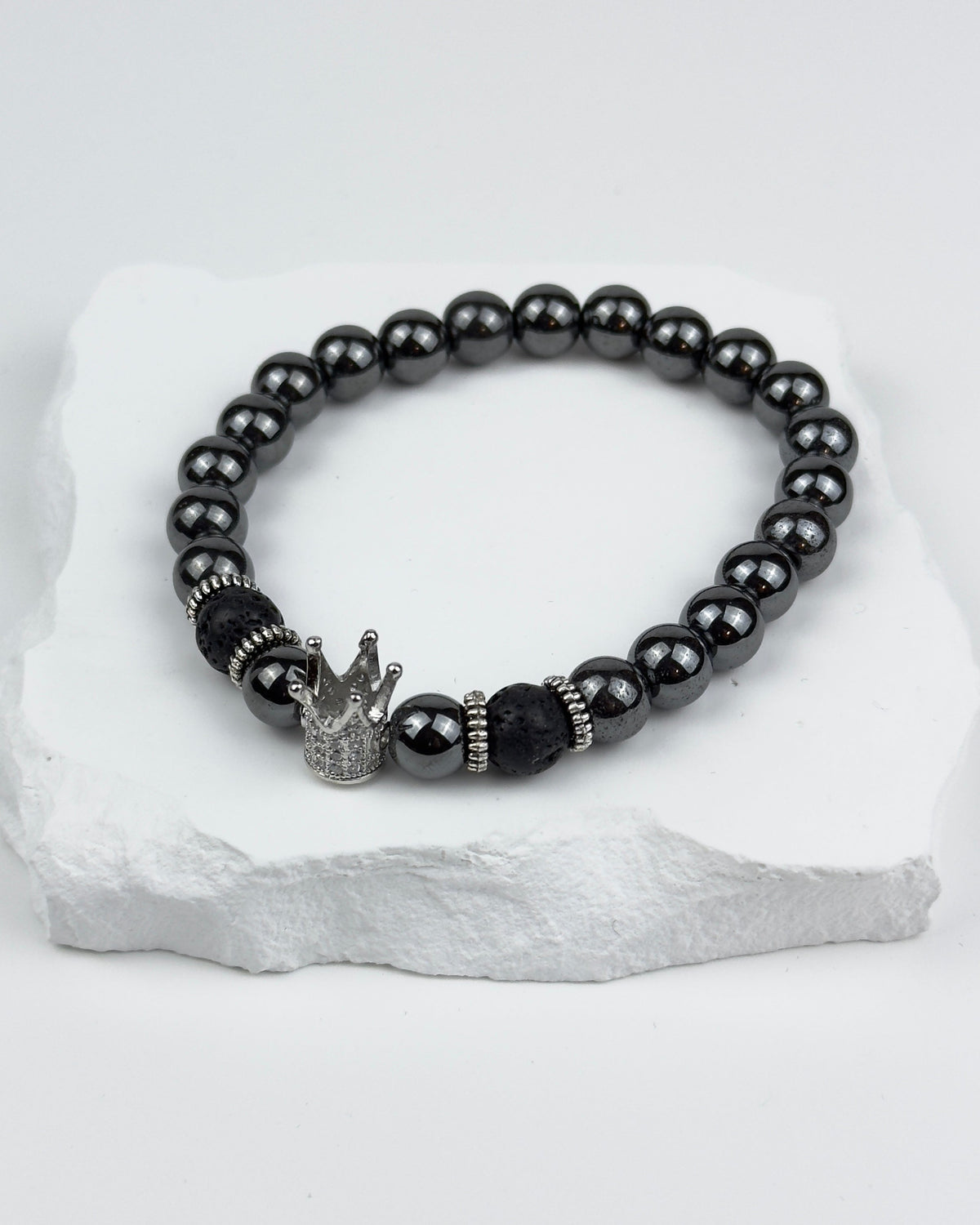 BRACELET CROWN - SILVER