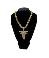 GOAT HEAD PENDANT - GOLD