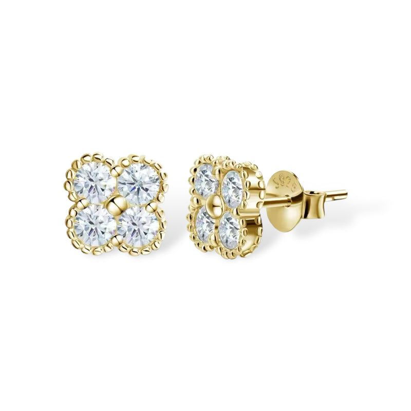 EARRINGS CHIARA MOISSANITE S925 - GOLD