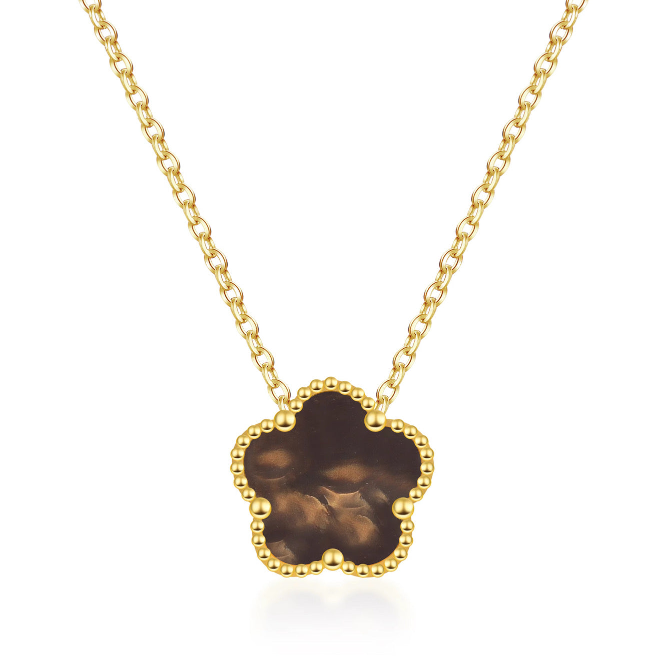 FIORI NECKLACE - MOCHA