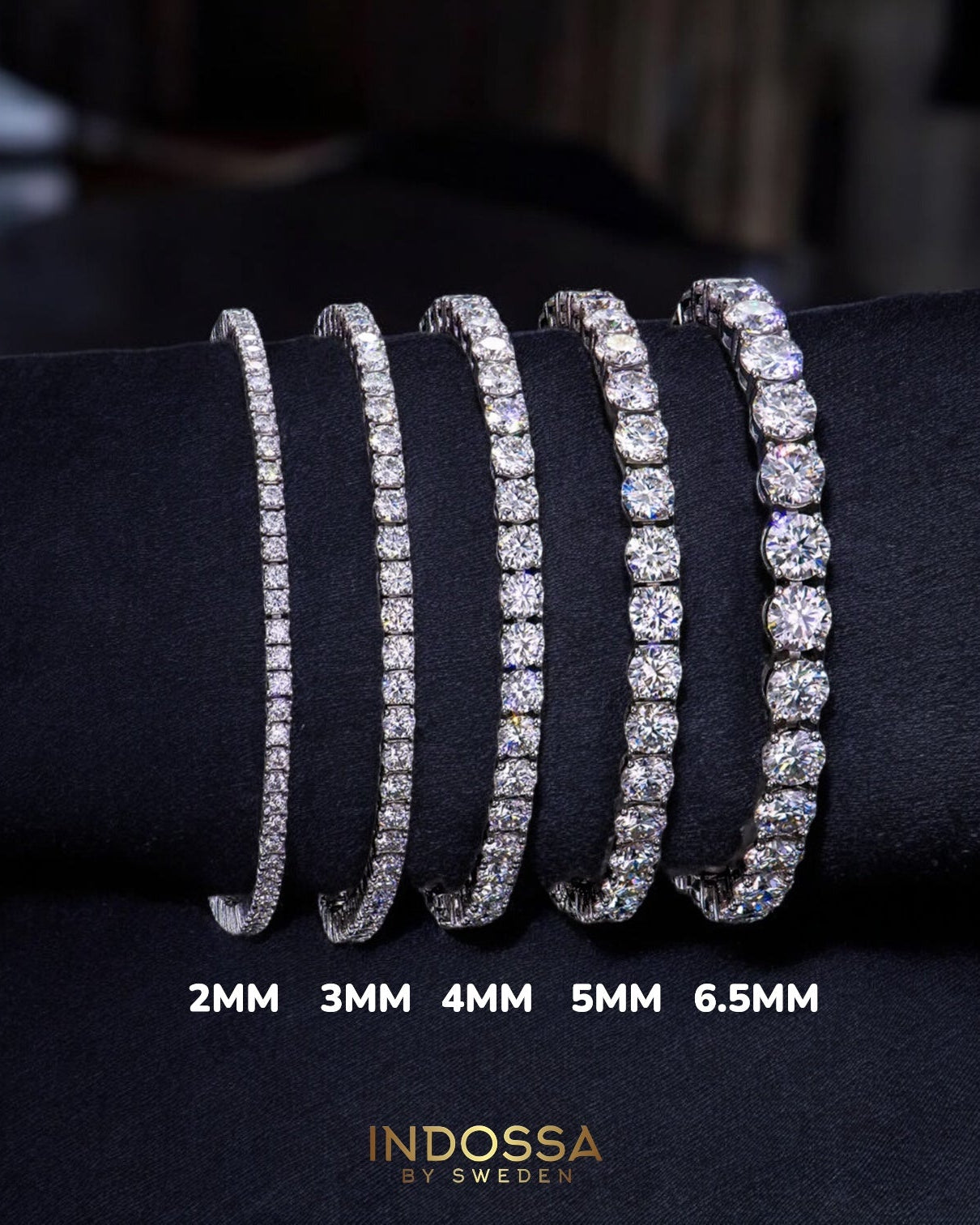 TENNIS BRACELET MOISSANITE S925 - ROSE GOLD (Made to Order)