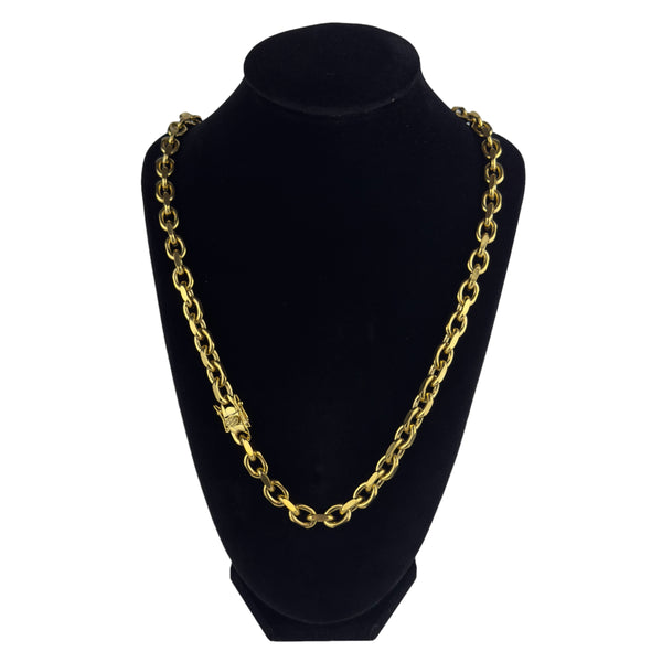 ANCHOR NECKLACE LUXURY - GOLD (8MM)