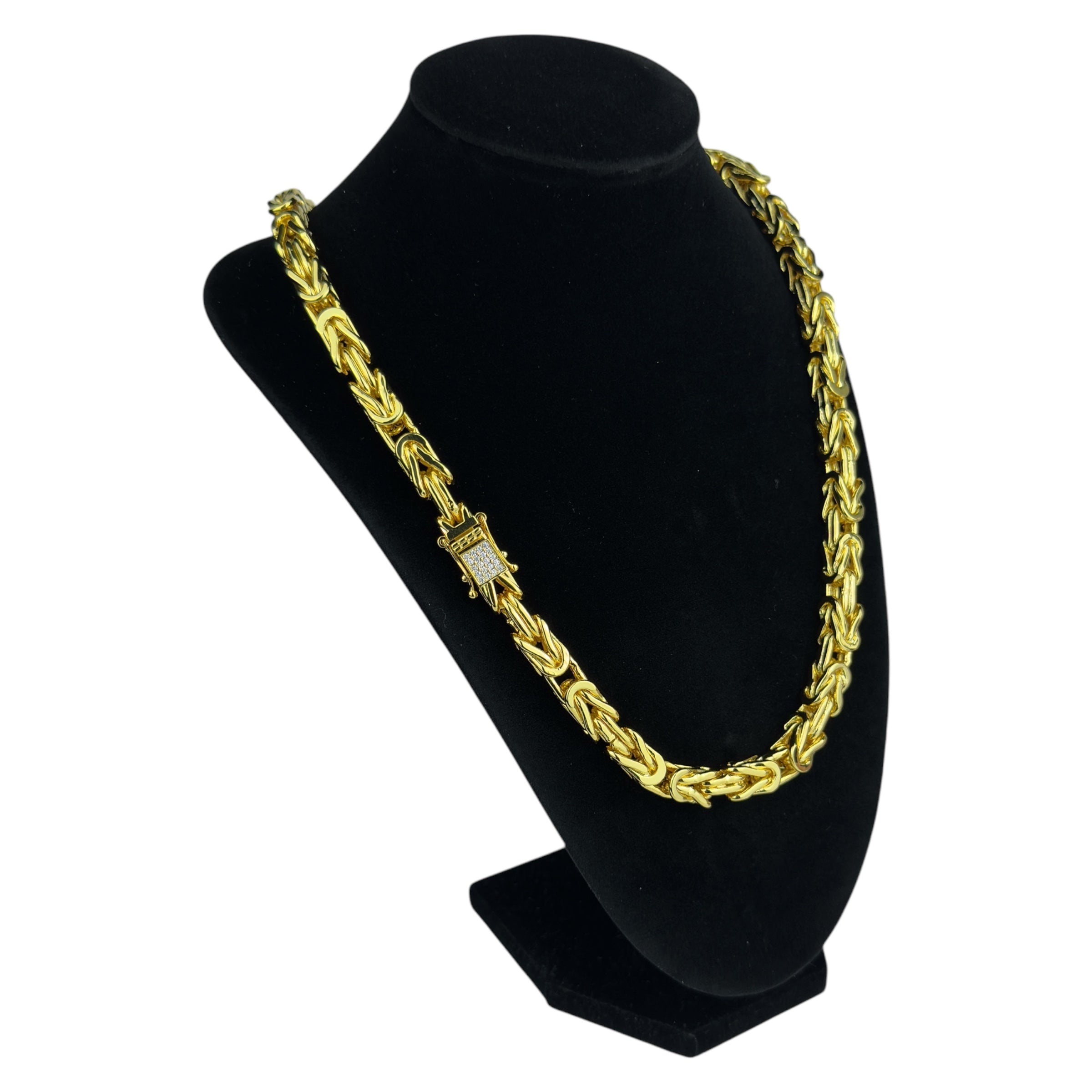 BYZANTINE NECKLACE LUXURY - GOLD (8MM)