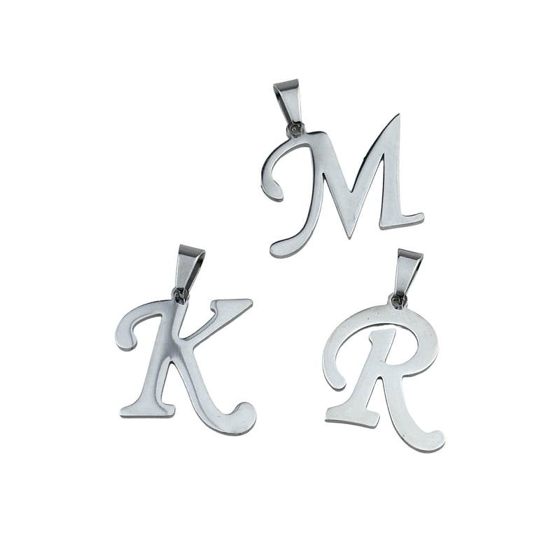 LETTER PENDANT - SILVER