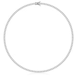 TENNIS NECKLACE LUXURY - SILVER (3MM)