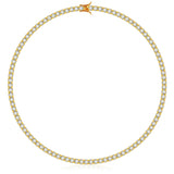 TENNIS NECKLACE LUXURY - GOLD (4MM)