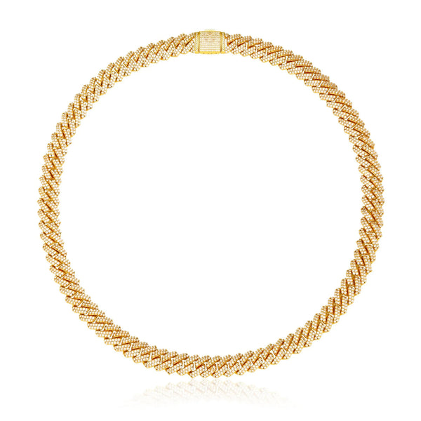 CUBAN ICE LUXURY NECKLACE - GOLD (14MM)