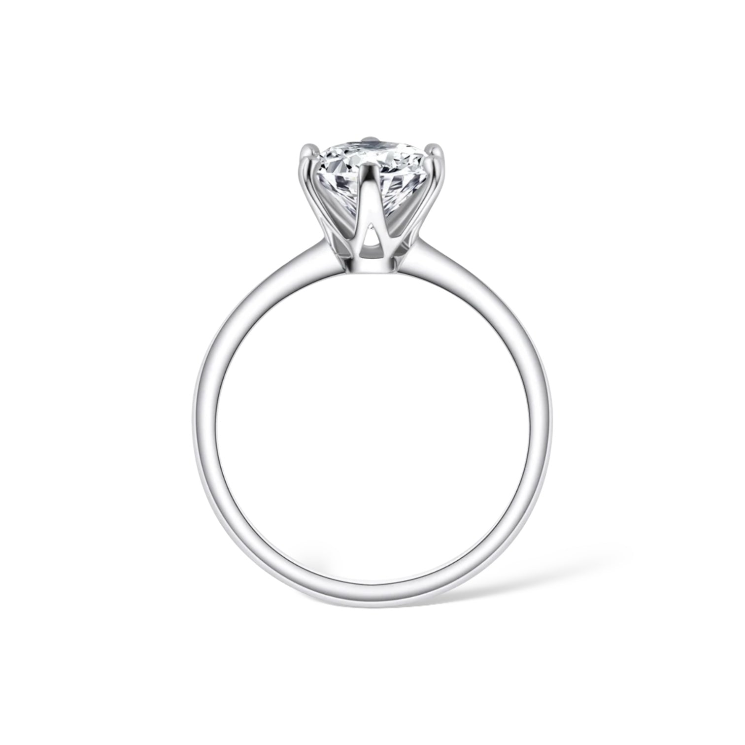 DIAMANTRING MOISSANITE S925 - SØLV