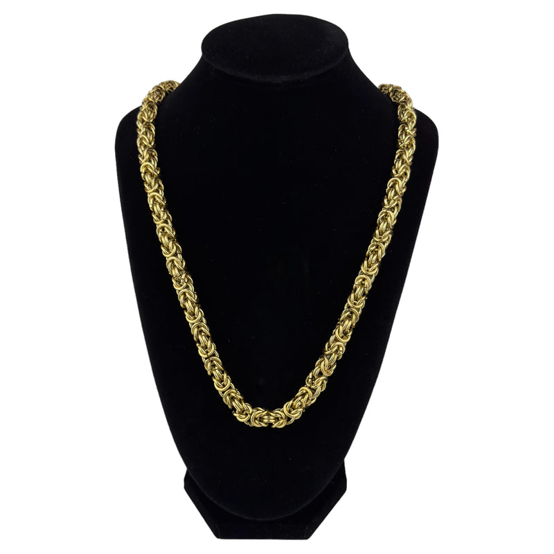 BYZANTINE K2 NECKLACE - GOLD (8MM)